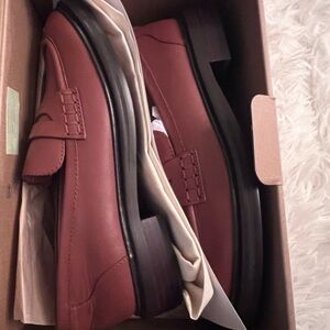 Madewell Brown Leather Loafers Slip-Ons